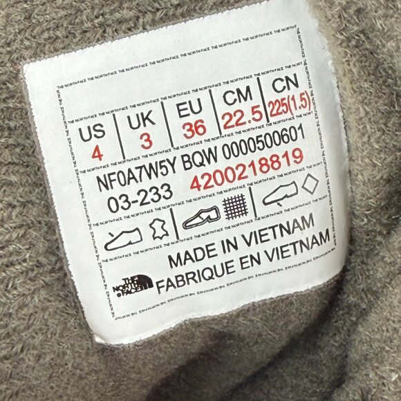 Unisex Kids 4 - The North Face Chilkat V Lace WATERPROOF WINTER/SNOW Boots - Picture 7 of 8